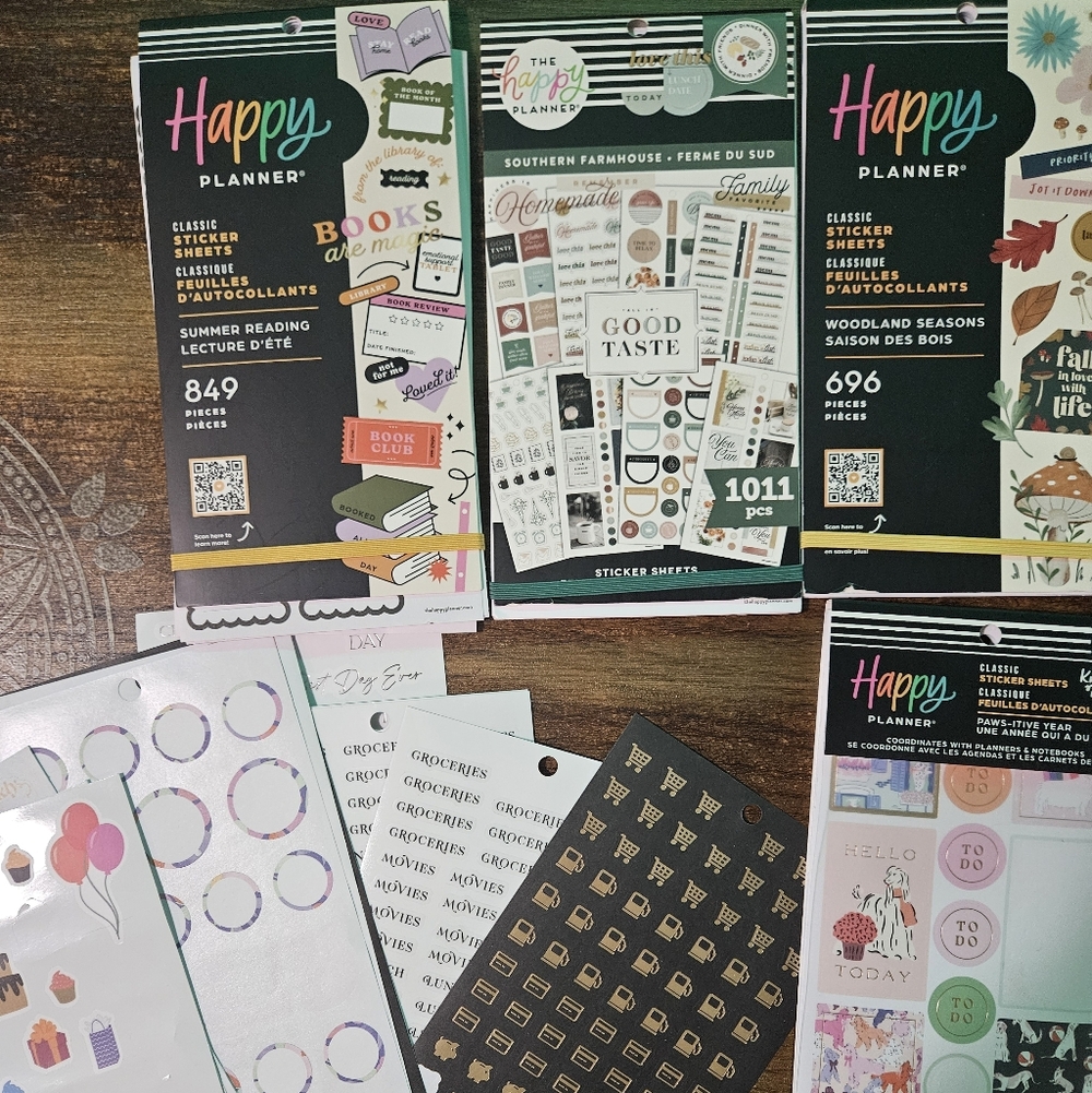 Happy Planner Sticker Lot